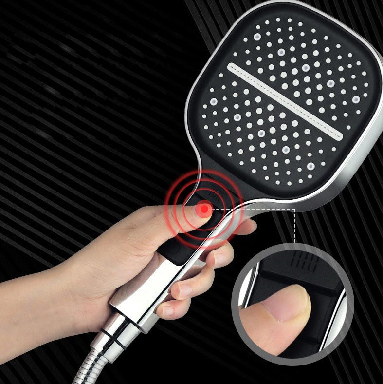 Large Panel Square 8-speed Booster Shower Head