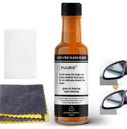 🔥Ultimate Car Glass Cleaning Agent - Powerful Stain Remover