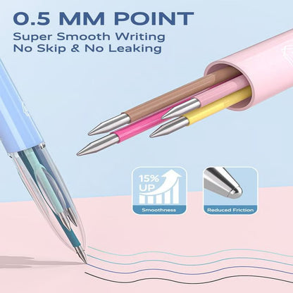 🔥Best Gift idea 50%OFF🎁-🌈4 In 1 Gel Ink Pens