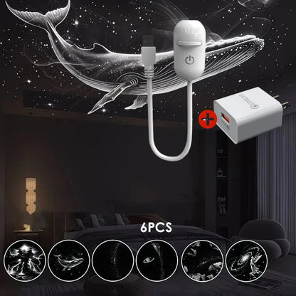 🔭 50% OFF NOW! 🌌 2-in-1 Starry Sky Projector & Night Light – Dual Modes, Interchangeable Films & USB Powered – Calm Nights, Magical Rooms 🛌