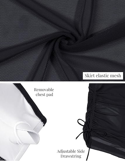 💃 Tummy Control Magic! Ruched One-Shoulder Swimsuit – Flattering Mesh Sides. ✨