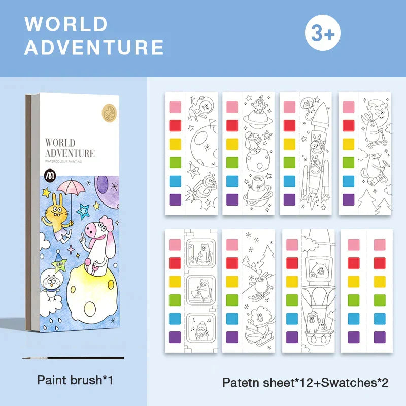 Pocket Watercolor Painting Book