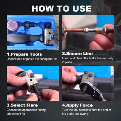 🔧 56% OFF NOW ! ⚡ Universal Automotive Brake Pipe Flaring Tool Kit – Professional Grade, Easy to Use & Durable Construction 🚗