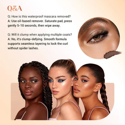 ⏳LAST DAY BUY 1 GET 1 FREE!!💞50K+ SOLD!👁️✨ All-Day Beautiful Lashes, Smudge-Proof! Waterproof Fiber Mascara for Natural Volume. 💖💃