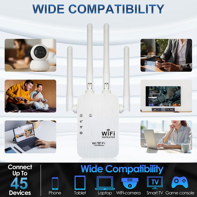 🎉 2026 Sale — Over 51,000 Sold! 📶 1200Mbps Dual Band WiFi Extender – Covers 10,000 sq.ft & 50 Devices 🏡