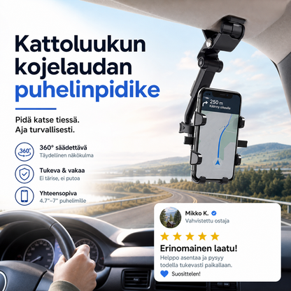 Sunroof Dashboard Phone Holder