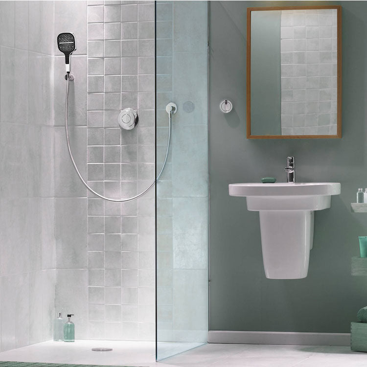 Large Panel Square 8-speed Booster Shower Head