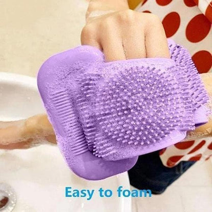 🔥Hot Sale 50% OFF🔥 Throw Away the Moldy Loofah! Silicone Body Cleansing Brush – No Bacteria Trap, Dries in Minutes 🚿