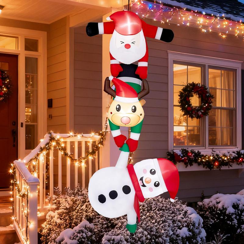 🎅🦌 Blow-Up Christmas Yard Decor – 50% OFF! Built-in LEDs, waterproof polyester, auto-inflates in seconds – magical holiday display. ⛄️