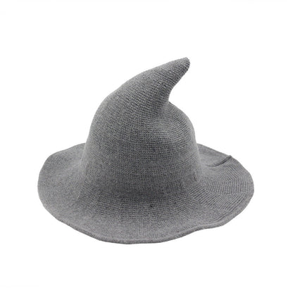 🔥Last Day 49% OFF👻Women Gothic Knitting Black Wizard Hat