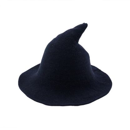 🔥Last Day 49% OFF👻Women Gothic Knitting Black Wizard Hat