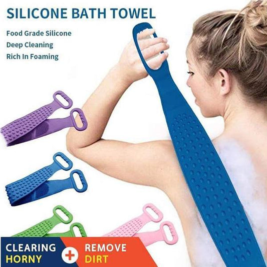 🔥Hot Sale 50% OFF🔥 Throw Away the Moldy Loofah! Silicone Body Cleansing Brush – No Bacteria Trap, Dries in Minutes 🚿