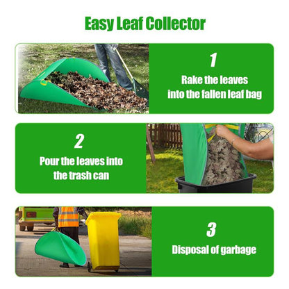 Green Leaf Collection Garden Leaf Gathering Tent - Portable, Easy-to-Use Garden Cleaning Tool for Outdoor Cleanup,toolupgrade