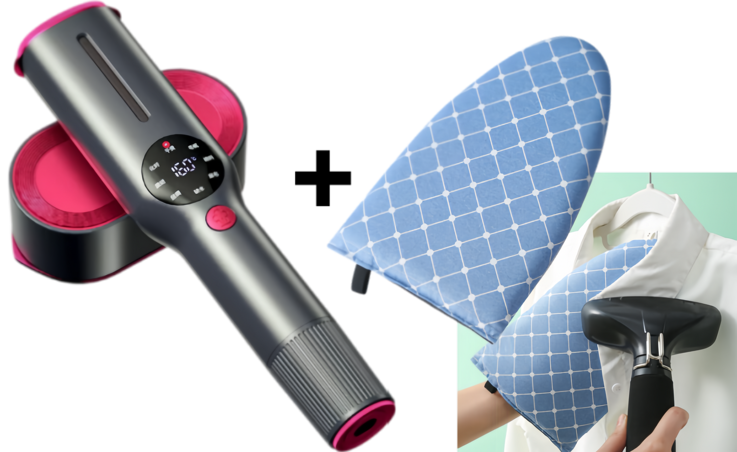 📢 LIMITED TIME 50% OFF! ⏰ Portable Steam Iron – Fast Preheat, Works on Silk to Cotton, Lightweight 150ml Tank 🌍