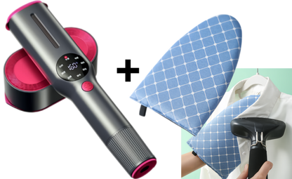 📢 LIMITED TIME 50% OFF! ⏰ Portable Steam Iron – Fast Preheat, Works on Silk to Cotton, Lightweight 150ml Tank 🌍