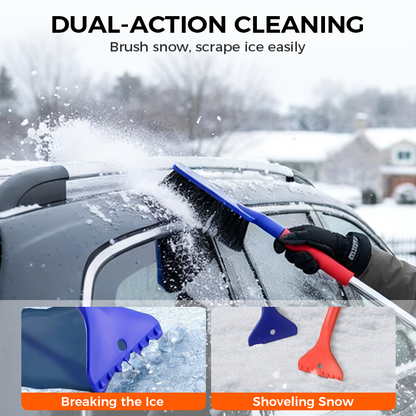 ❄️ 2-in-1 Snow Brush & Ice Scraper