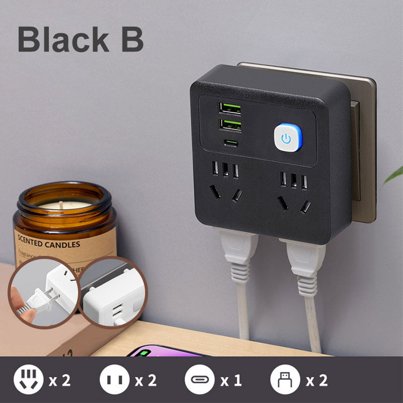 Multi-Function Socket Converter with Night Light