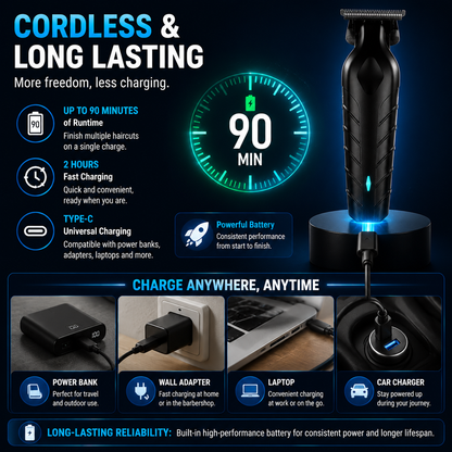✂️ Cordless Hair Clipper