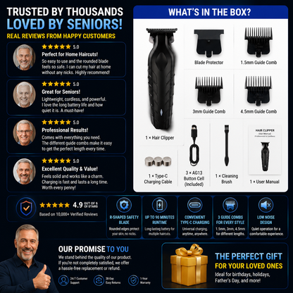 ✂️ Cordless Hair Clipper