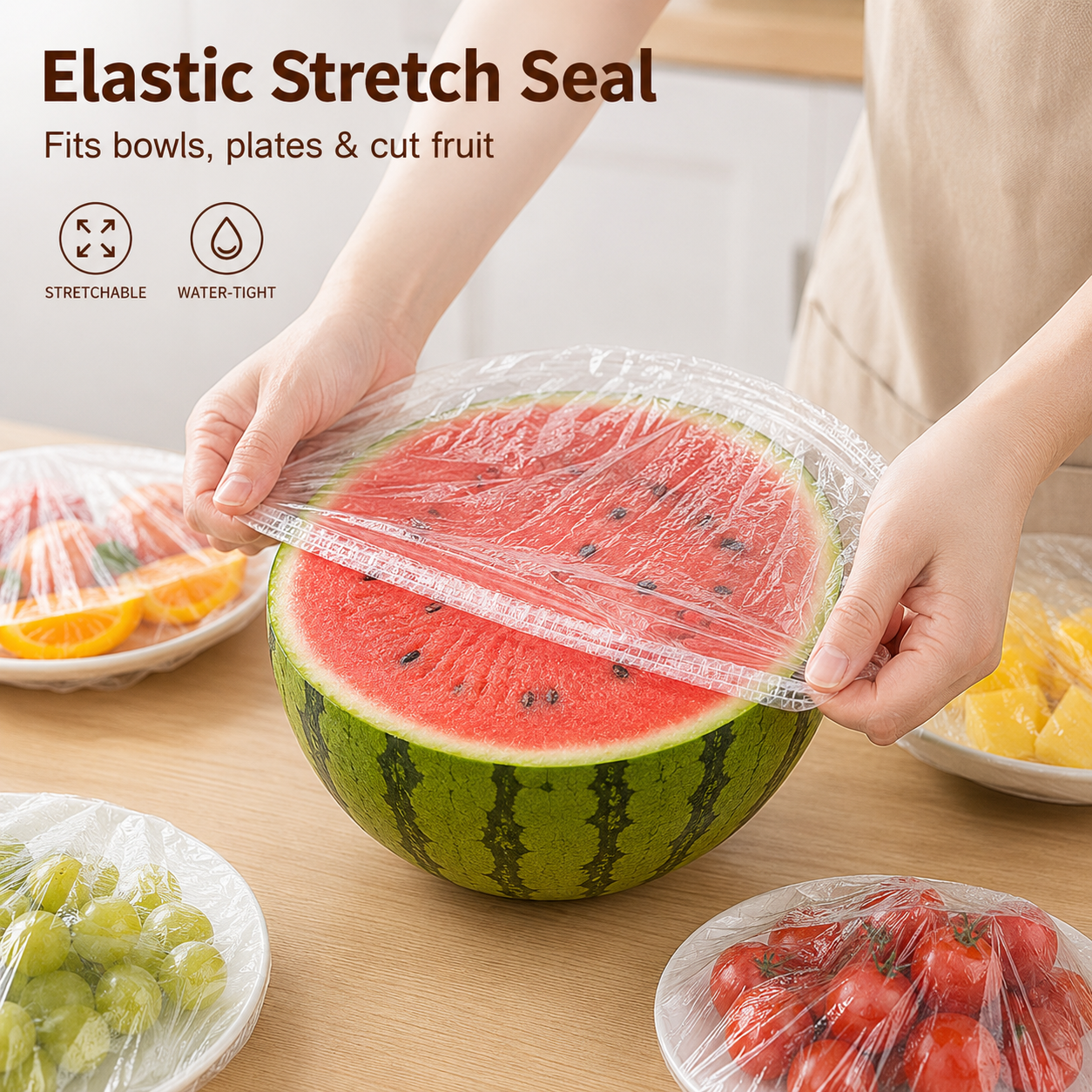 ⏳LAST DAY SALE ONLY $0.059!🔥Disposable Stretch Food Covers for Bowls & Plates