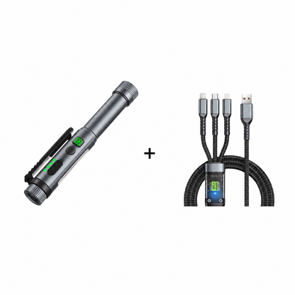 🔦🔥Must-Have Tool! Multifunctional Pen-Shaped Strong Magnetic Work Light, Portable Rotatable LED Work Torch, Magnetic Base Hands-Free Lighting for Repair & Outdoor💡