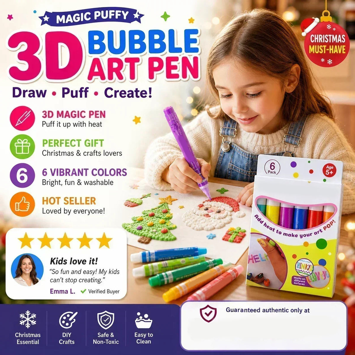 🎅Christmas Sale -48% OFF🎁Magic Puffy Pens