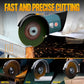 Fast metal cutting disc