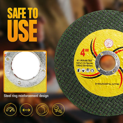 Fast metal cutting disc