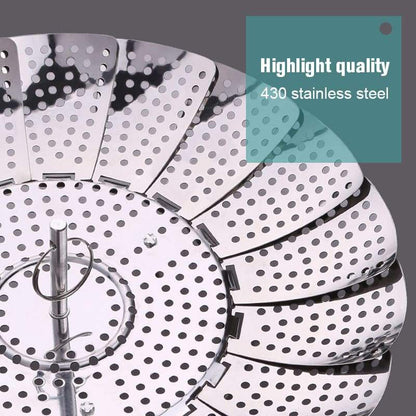 Folding Telescopic Steamer Cookware