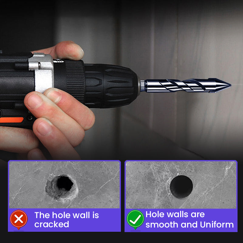 🔥🛠️Eccentric Drill Bit | Drill Tile, Brick & Concrete Without Cracking!