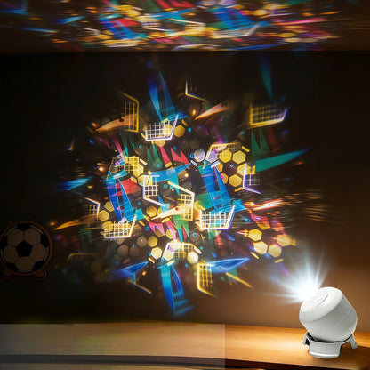 📢📢40% OFF !! ⏰ Ocean Wave Projector Light – Dynamic Rotating Aurora, Adjustable Brightness, Rechargeable