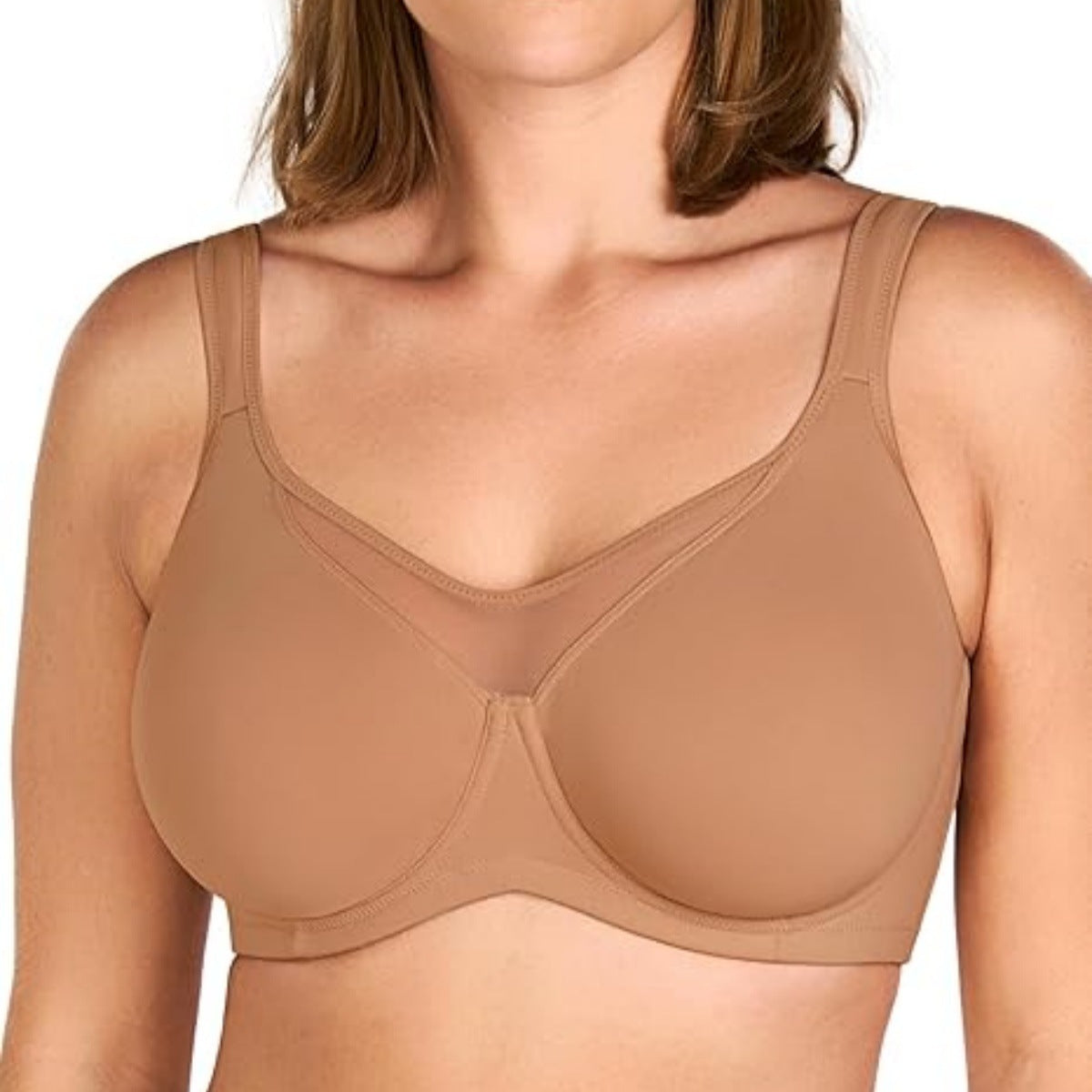 ⏰LAST DAY 65% OFF 💐Women's Elegant Sheer Full Coverage Plus Size Bra, Breathable Mesh Large Size Lingerie, Support Comfort Everyday Bra