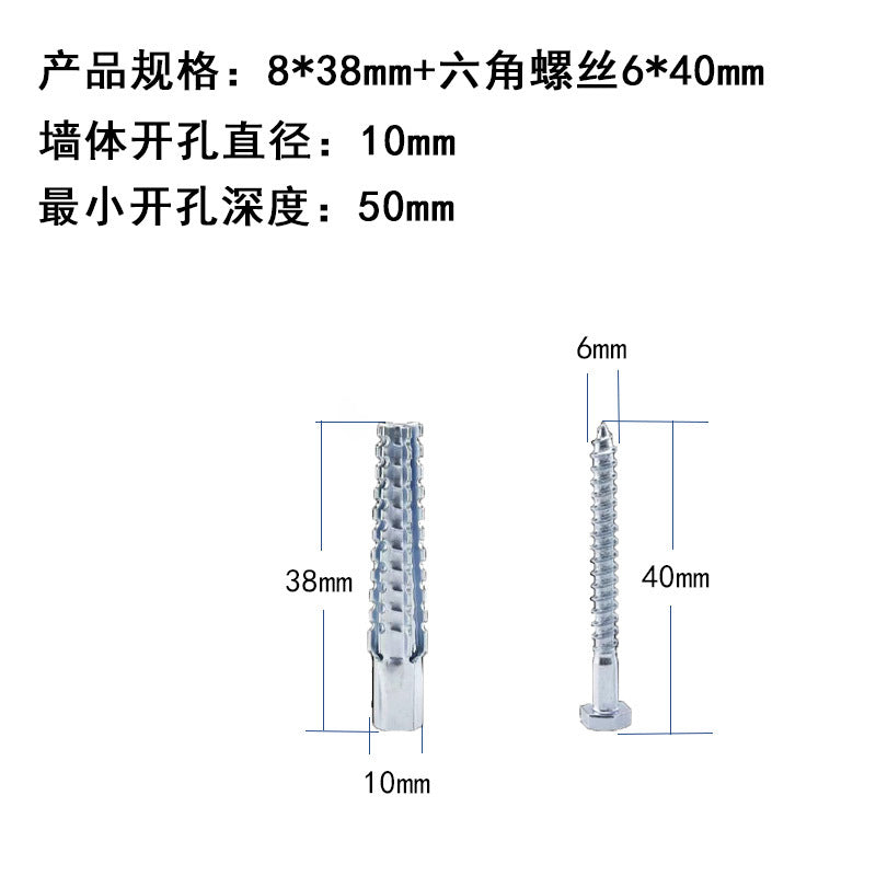 🔥It's on sale right now👉Upgraded Serrated Iron Expansion Screw💥50% off for a limited time ⏳ Hurry up and get one for your home!