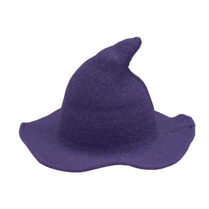 🔥Last Day 49% OFF👻Women Gothic Knitting Black Wizard Hat