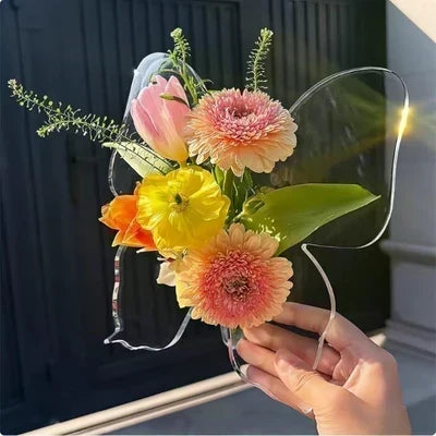 🦋 LIMITED-TIME 50% OFF! 💐 Transparent Butterfly Vase – Lightweight, Elegant, Gift-Ready ✨