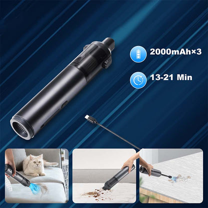 💖2026 Hot Sale💖 Slim V8 Mate Cordless Car Vacuum High Power 12000Pa/30AW