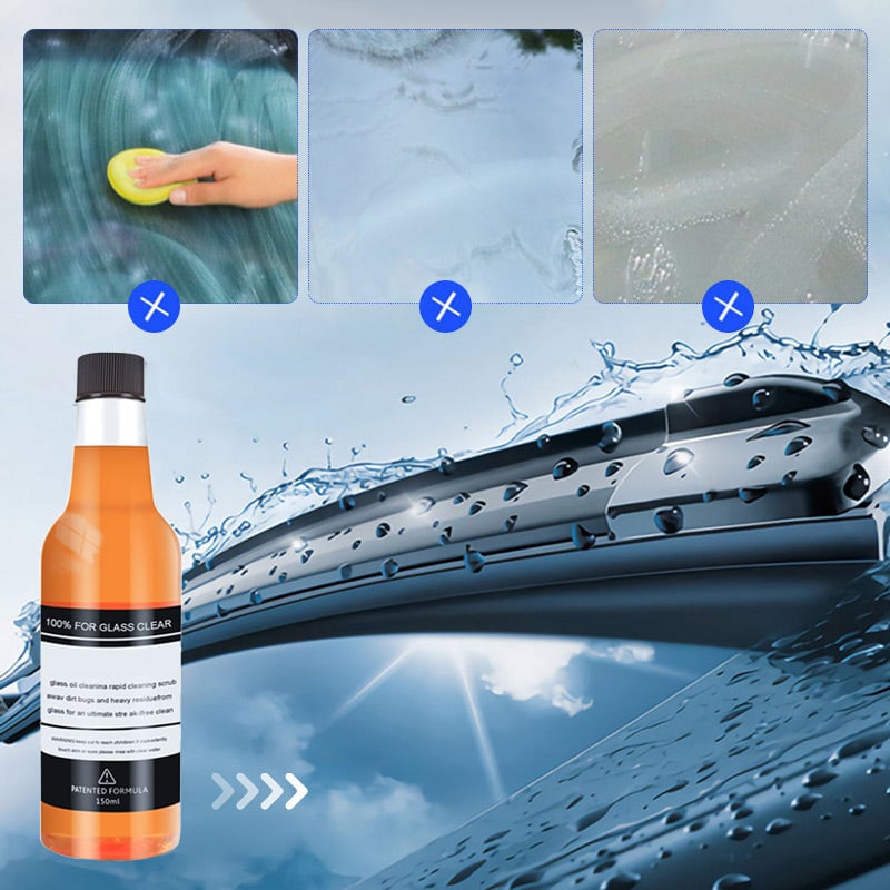 🔥Buy 1 get 1 free✨Car Glass Oil Film Stain Removal Cleaner