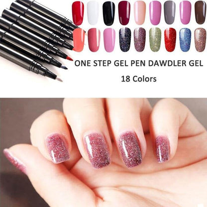 💅 Limited Time Buy 1 Get 1 Free  ✨One Step Nail Gel Pen🎨Free handheld mini UV nail lamp💡