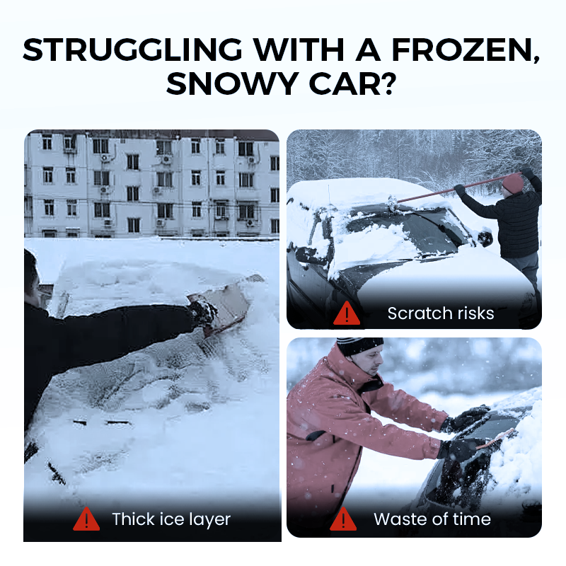 ❄️ 2-in-1 Snow Brush & Ice Scraper