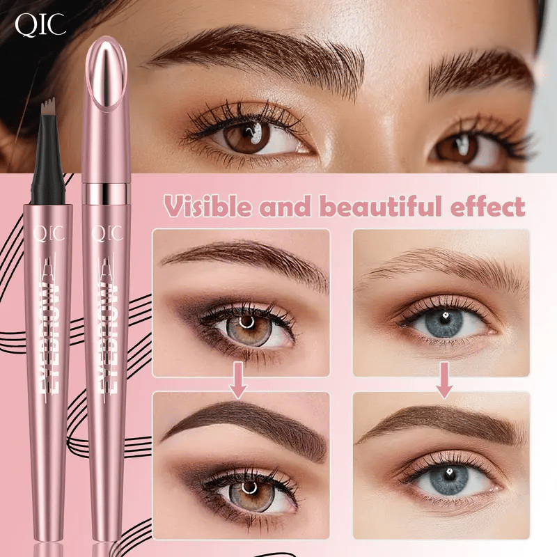 🥳2026 HOT SALE🥳💞50K+ SOLD!💥🖌️✨ BUY 1 GET 1 FREE + 50% OFF! 3D Microblading Eyebrow Pencil – 4-prong tip creates natural hair-like strokes. Waterproof, smudge-proof & lasts 24h. Skip costly salon treatments. A steal! 💕🎁