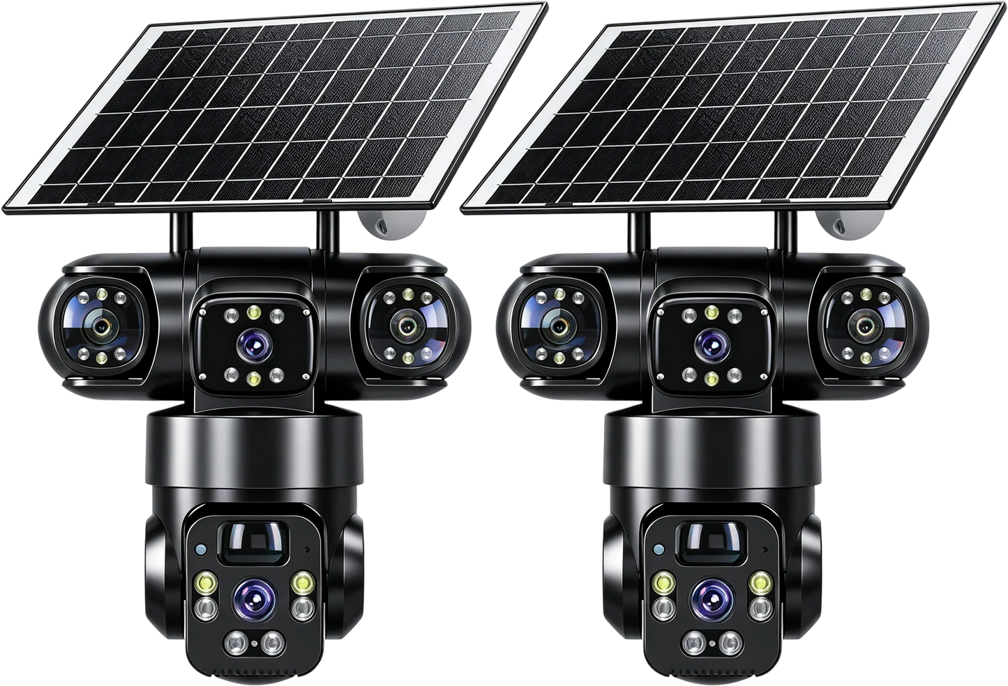 🔥2026 New Arrival🔥⏳Time-Limited Special⏰6K 9MP Outdoor Wi-Fi Security Camera | 3 Lenses, 360° PTZ | IP66 Waterproof, Color Night Vision, Two-Way Audio, Motion Tracking