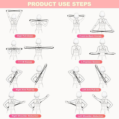 🏆Flash Sale⚡ 50K+ SOLD! 60% OFF💥🔥Resistance Bands, Figure 8 Exercise Bands for Women Men