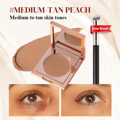 ✨ 50% OFF | Colour-Correcting Under-Eye Concealer – 4 Shades + Free Brush