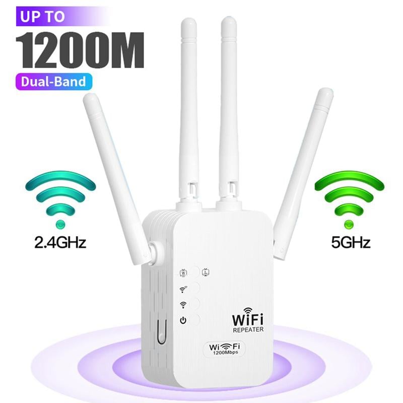 🎉 2026 Sale — Over 51,000 Sold! 📶 1200Mbps Dual Band WiFi Extender – Covers 10,000 sq.ft & 50 Devices 🏡