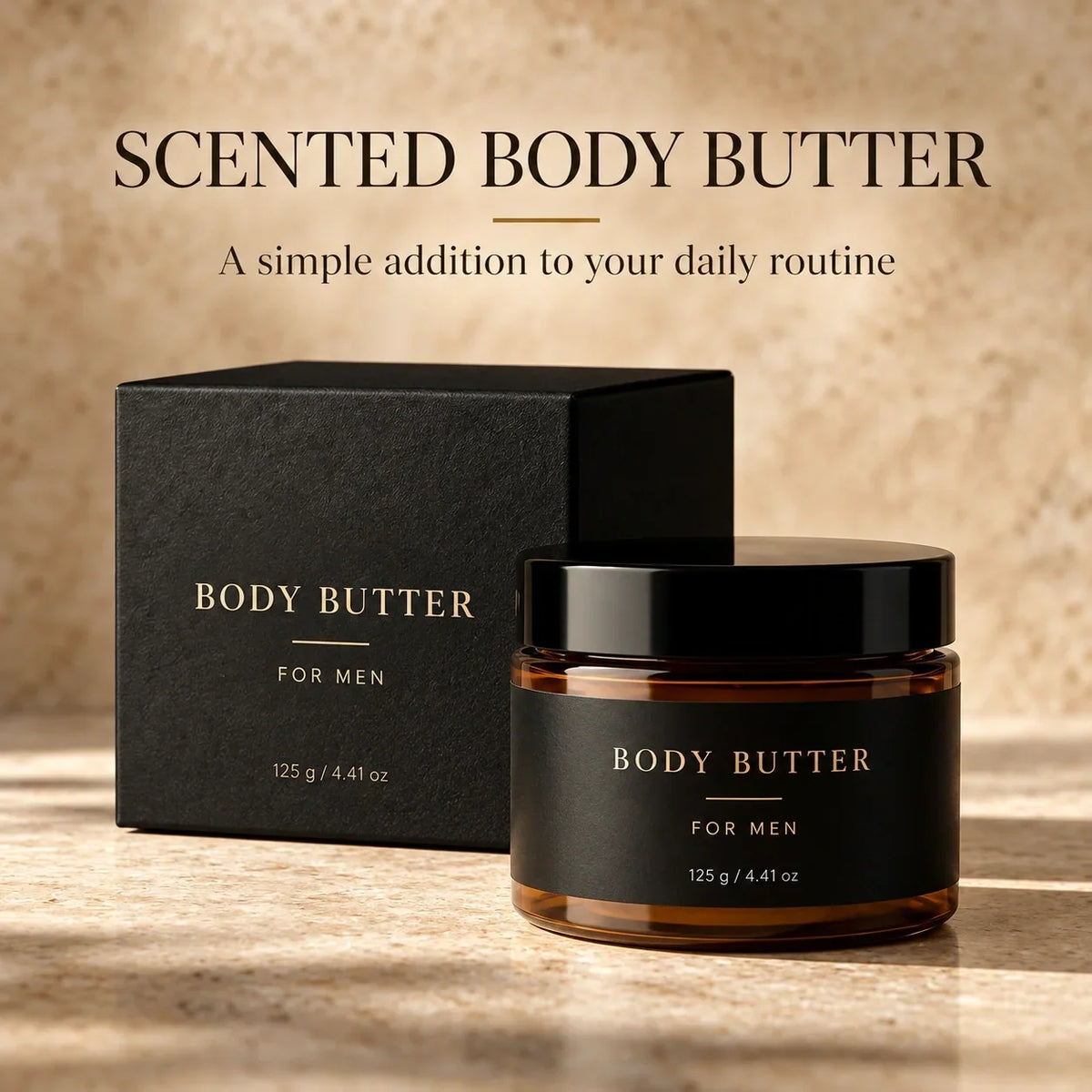 🧴 Miriano Pheromone Body Butter – shea butter & cocoa butter, 12-hour scent, non-greasy finish; replaces both body lotion and eau de cologne. For men who want to smell great all day long.