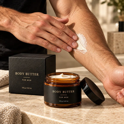 🧴 Miriano Pheromone Body Butter – shea butter & cocoa butter, 12-hour scent, non-greasy finish; replaces both body lotion and eau de cologne. For men who want to smell great all day long.