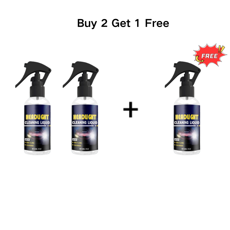 💡 Car Headlight Cleaning & Restoration Agent – Scratch Remover, UV Protection & Anti-Yellowing 🚗