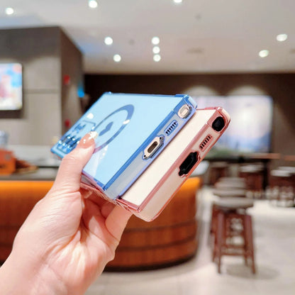 Love Heart Plating Magnetic Shockproof Phone Case for Samsung Galaxy S23 S22 S21