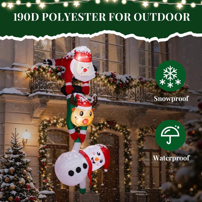🎅🦌 Blow-Up Christmas Yard Decor – 50% OFF! Built-in LEDs, waterproof polyester, auto-inflates in seconds – magical holiday display. ⛄️