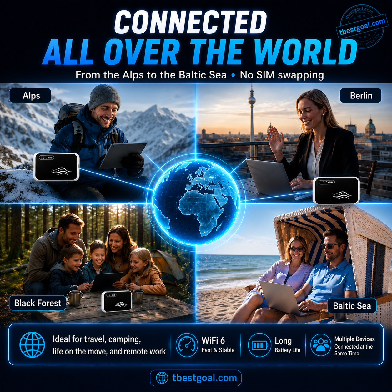🥳NEW ARRIVAL🔥50% OFF 📶✈️ Portable 4G WiFi Hotspot Device｜Stable 4G Network, Compact & Pocket-Sized, Stay Connected Anywhere, Supports Multiple Devices Simultaneously✨